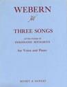 Anton Webern: 3 Songs