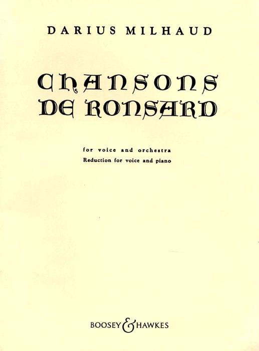 Chansons de Ronsard
