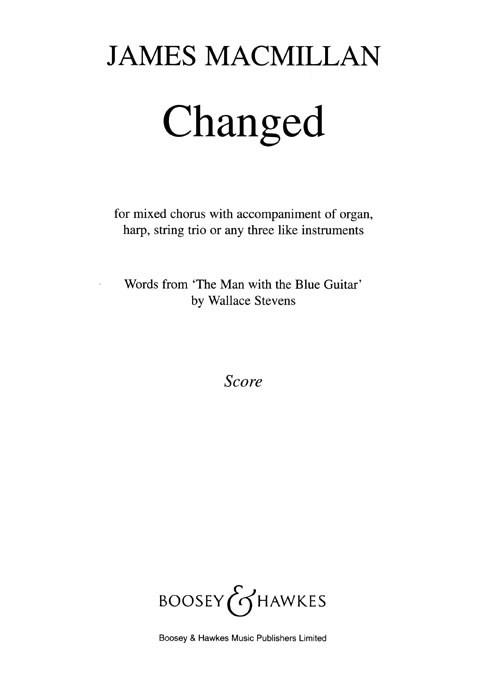 James MacMillan: Changed