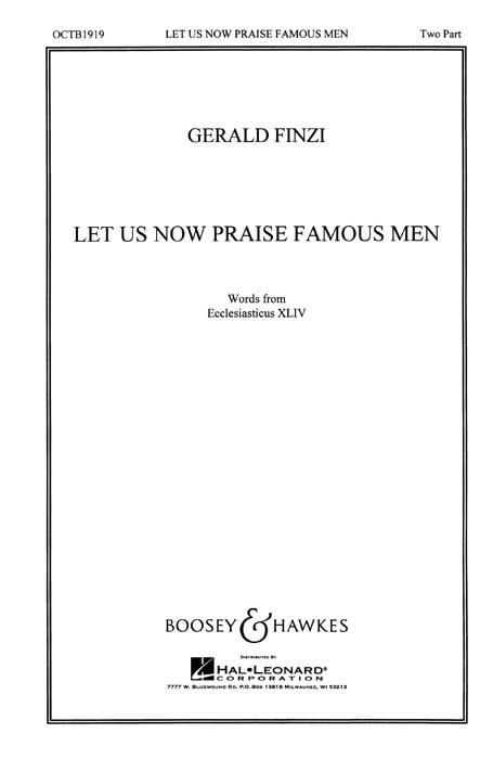 Gerald Finzi: Let us now praise famous men op. 35