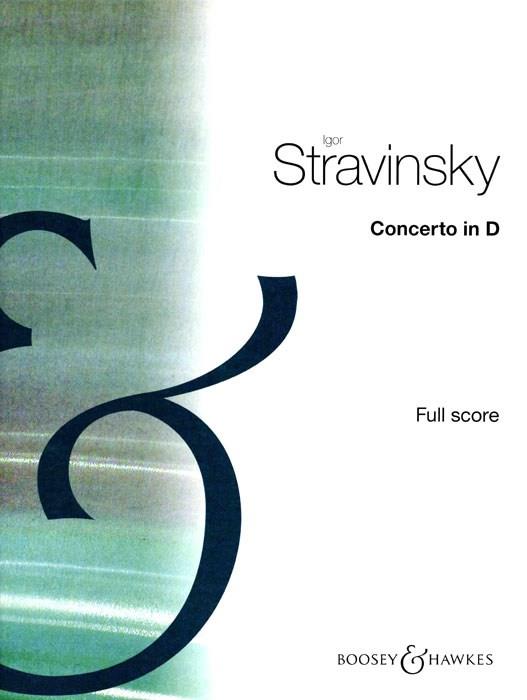 Igor Stravinsky:  Concerto for String Orch In D