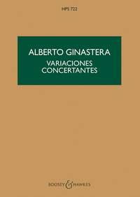 Alberto Ginastera: Variaciones concertantes op. 23