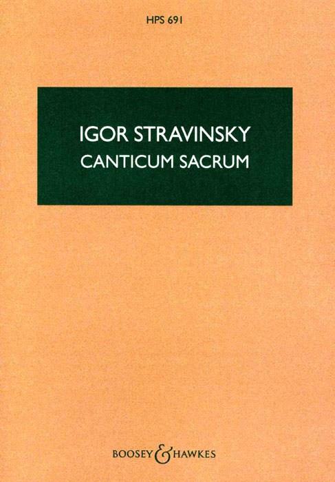Igor Stravinsky:  Canticum sacrum