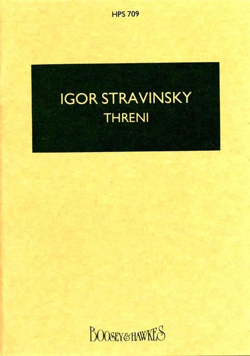 Igor Stravinsky:  Threni