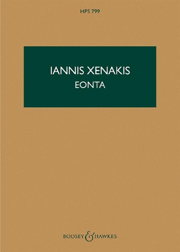 Iannis Xenakis: Eonta