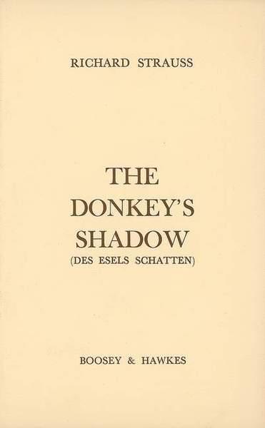 Des Esels Schatten [The Donkey's Shadow]