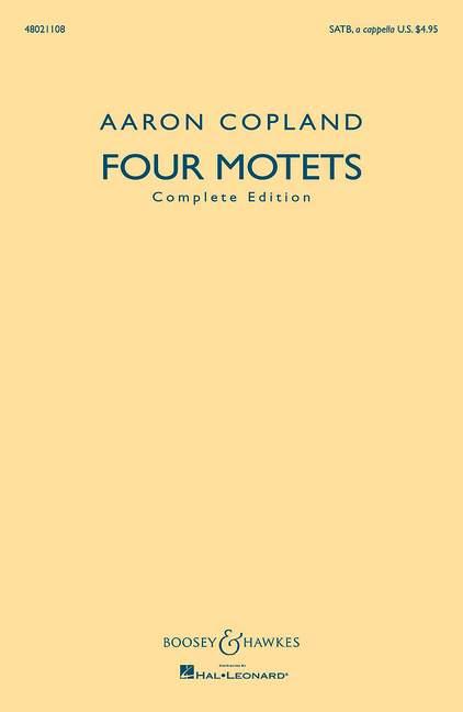 Aaron Copland: Four Motets