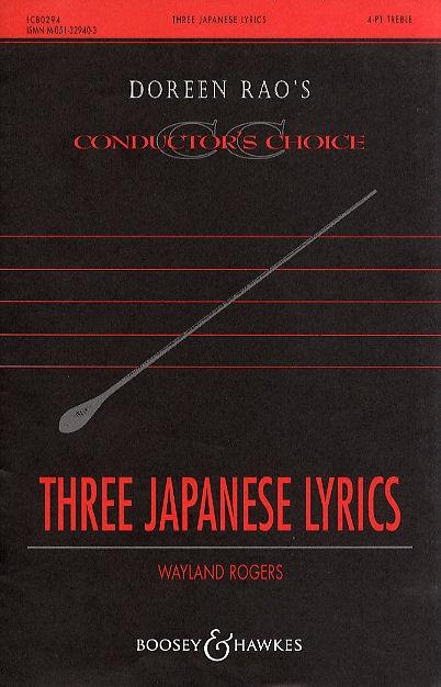 Three Japanese Lyrics