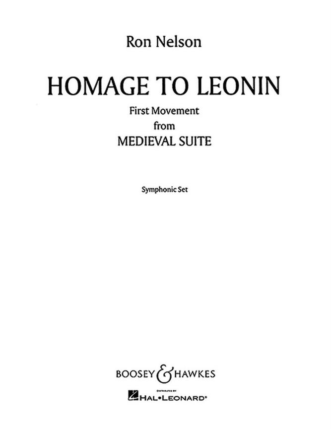 Ron Nelson: Medieval Suite – Nr. 2 Homage to Leonin
