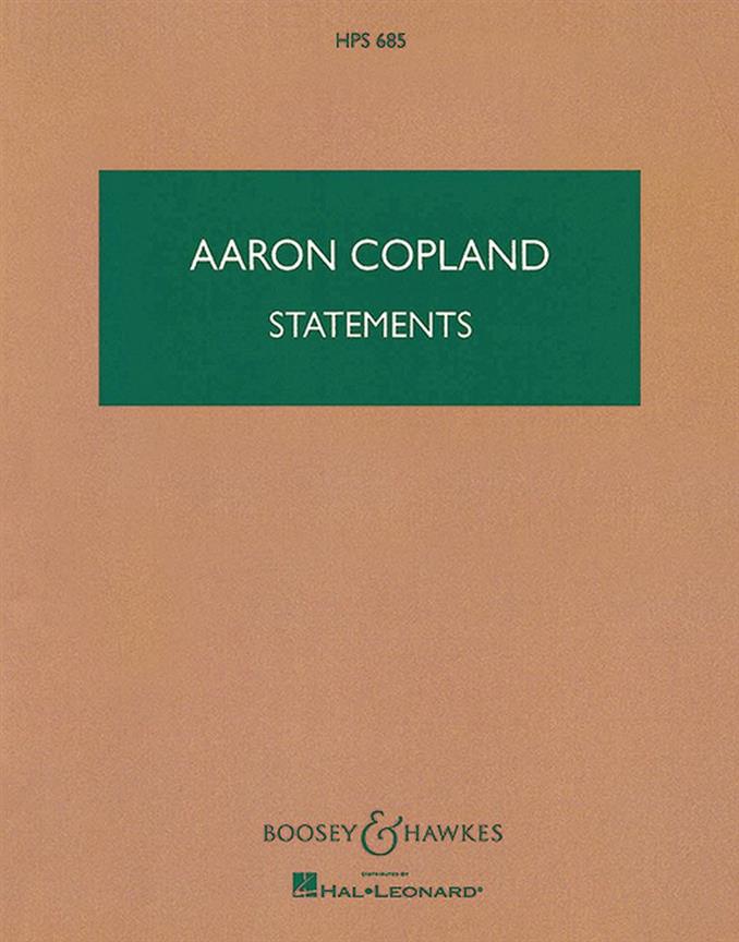 Aaron Copland: Statements