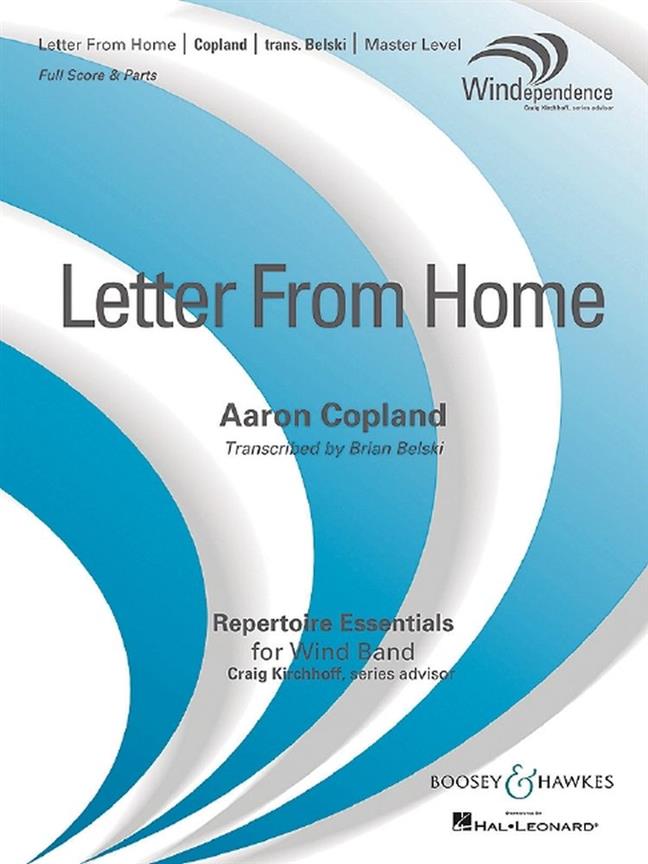 Aaron Copland: Letter From Home (Harmonie)