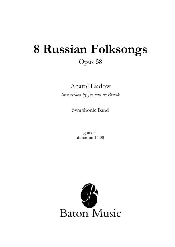Liadow: Eight Russian Folksongs