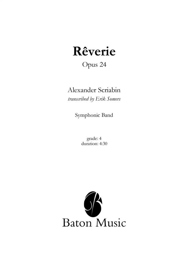 Scriabin: Rêverie