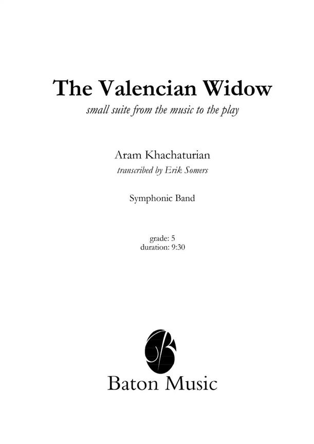 Khachaturian: The Valencian Widow (Small Suite)