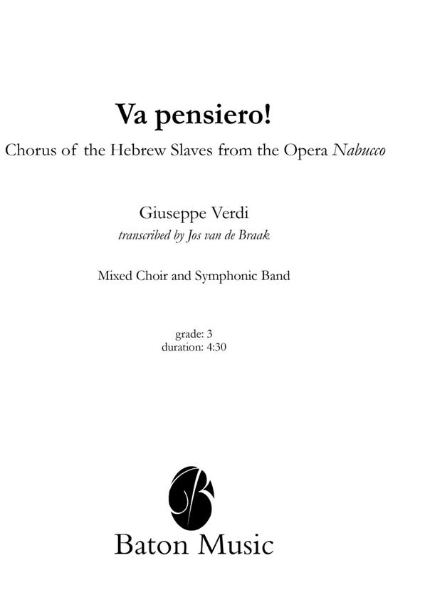 Verdi: Va pensiero!