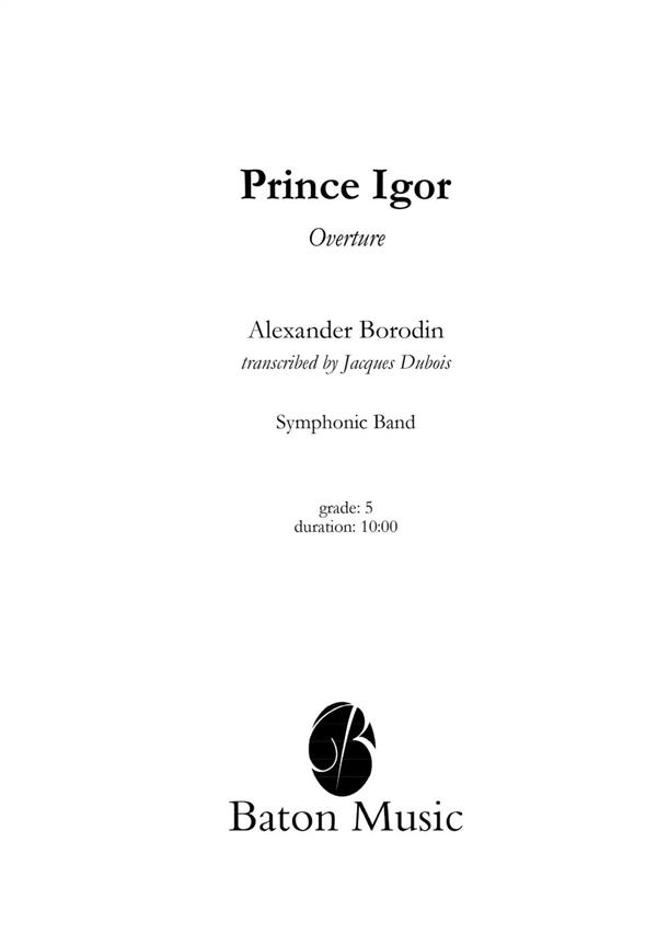 Borodin: Prince Igor