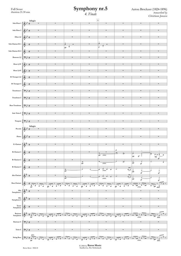 Bruckner: Symphony nr. 5 B-flat major – Finale