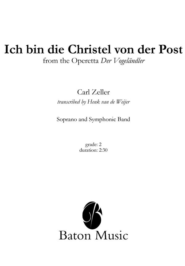 Zeller: Ich bin die Christel von der Post