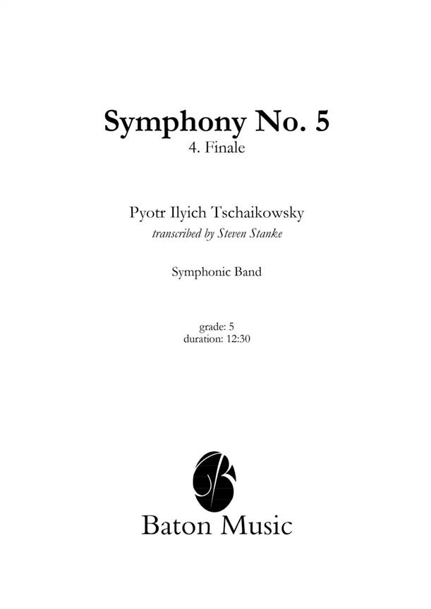 Tschaikowsky: Symphony nr. 5 E minor – 4. Finale