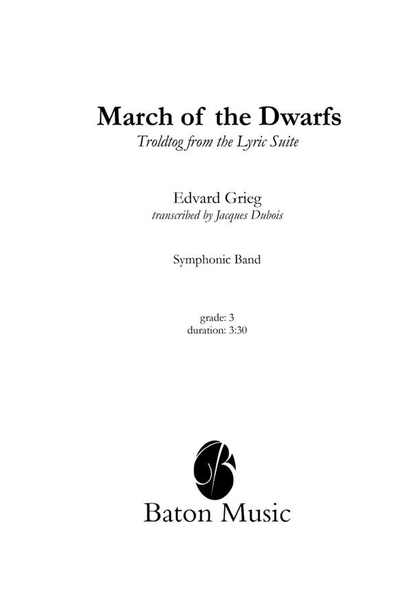 Grieg: March of the Dwarfs