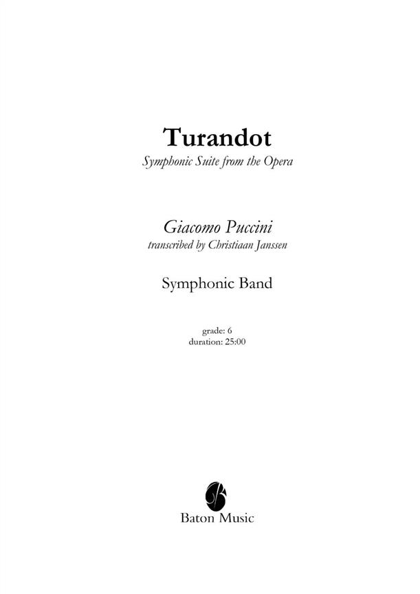 Puccini: Turandot