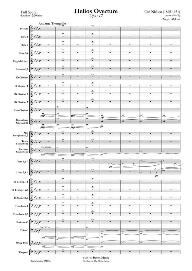 Nielsen: Helios Overture Op. 17