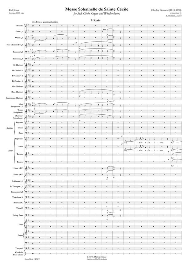 Gounod: Messe Solennelle de Sainte Cécile