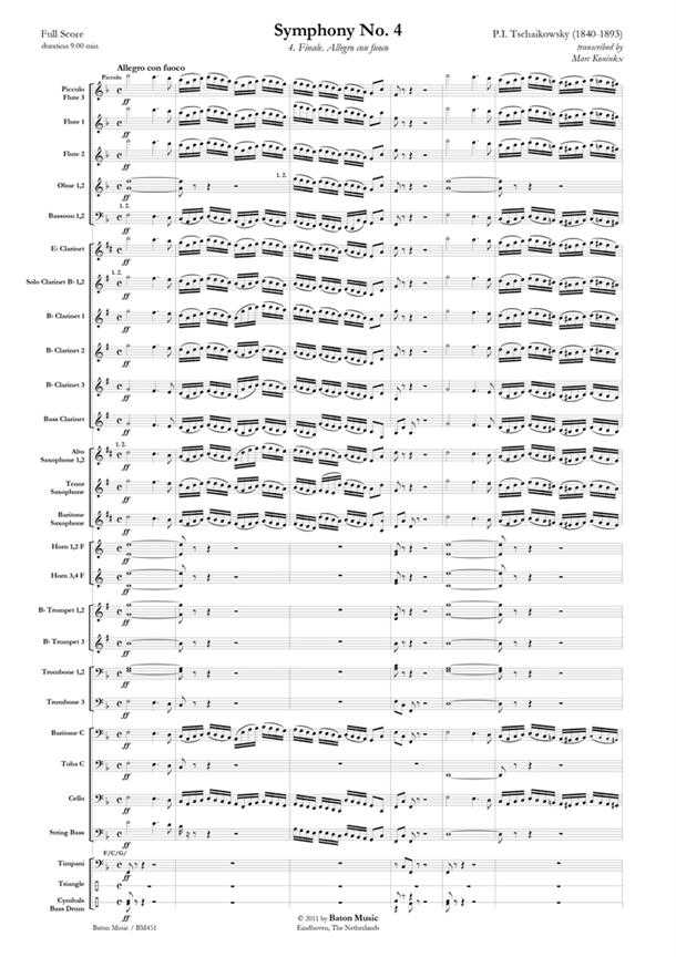 Symphony No. 4 f minor – 4. Finale