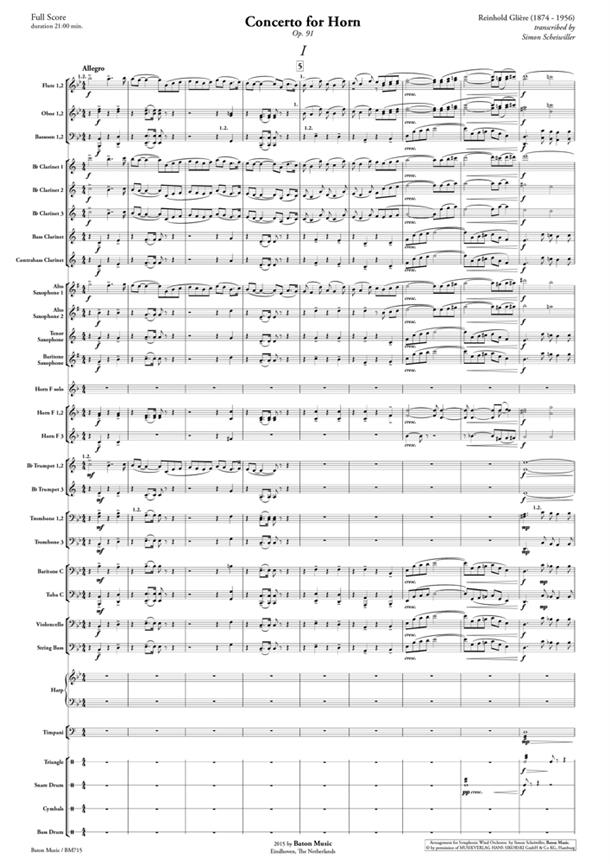 Concerto for Horn op. 91