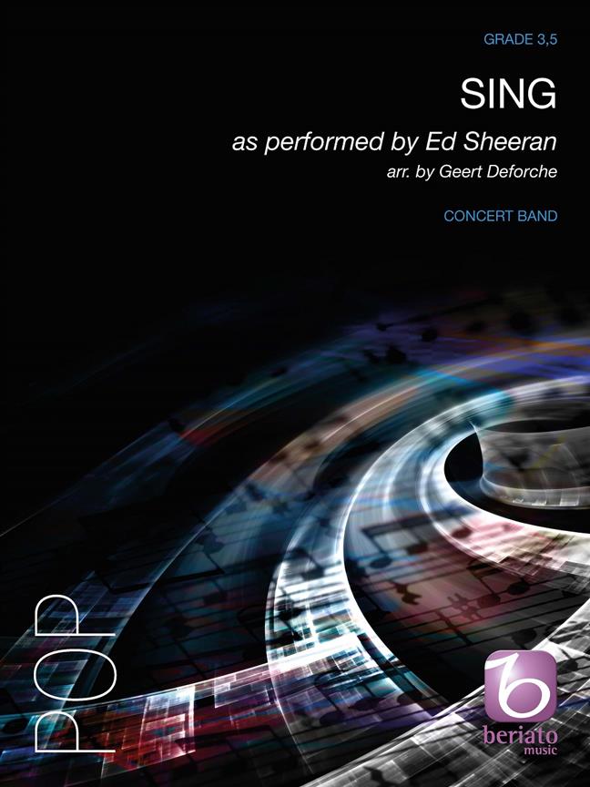 Ed Sheeran: Sing (Partituur Harmonie)