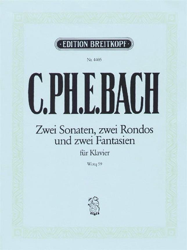Bach: Piano Sonata and Free Fantasias with a few Rondos for the Forte-Piano Wq 59/1-6