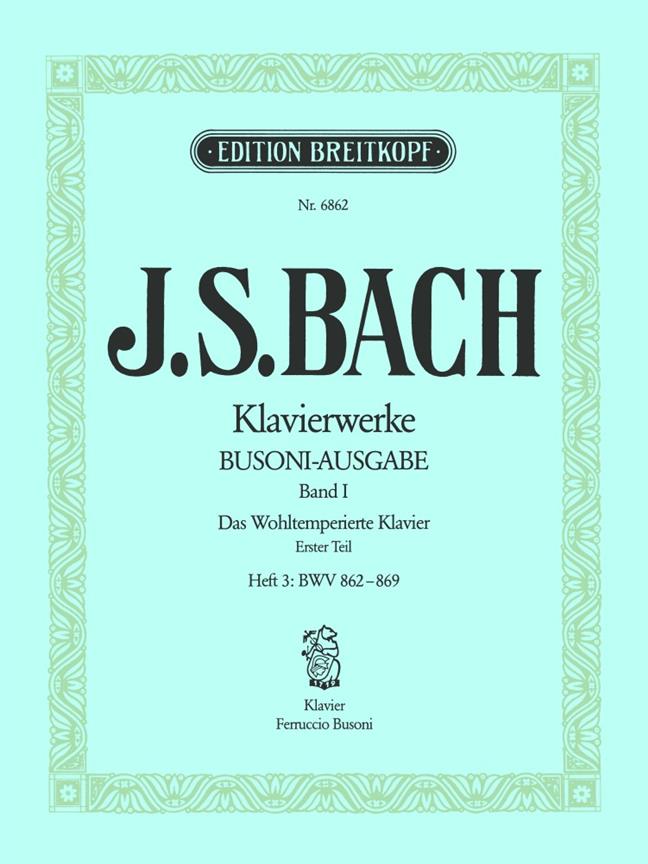 Bach: The Well-tempered Clavier 3 BWV 862-869