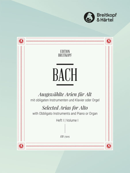Bach: Ausgewählte Arien für Alto 1