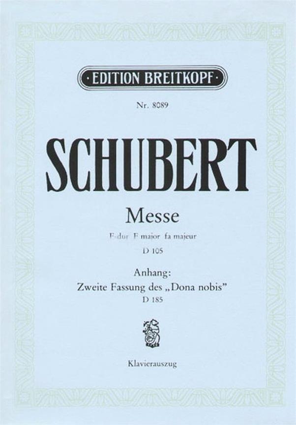 Franz Schubert: Messe F D105
