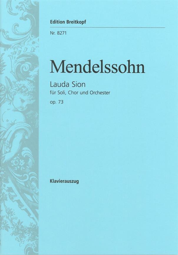 Mendelssohn: Lauda Sion op. 73 (Vocal Score)