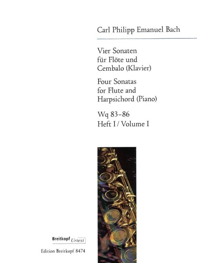 Carl Philipp Emanuel Bach: 4 SonatasVier Sonaten Heft 1 Wq 83,84