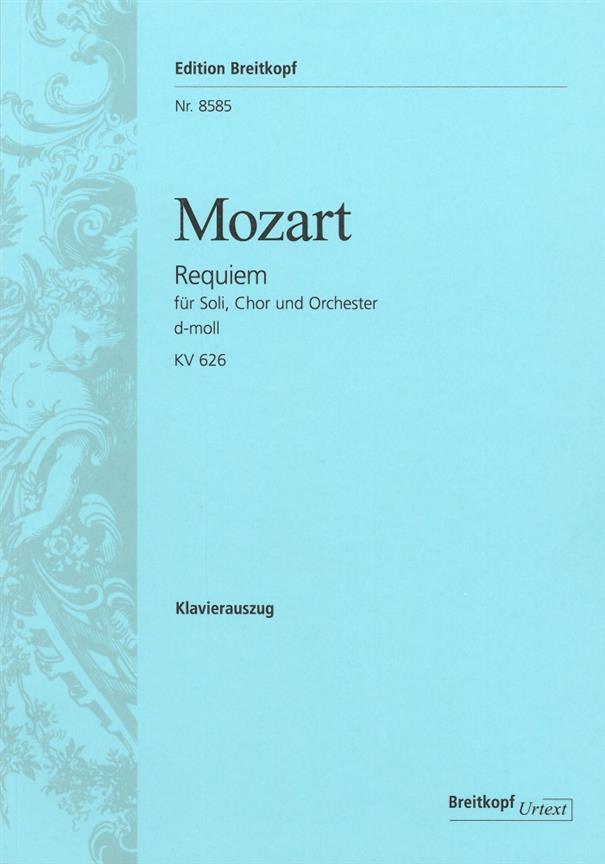 Mozart: Requiem d-moll KV 626 (Vocal Score - Klavieruitreksel)