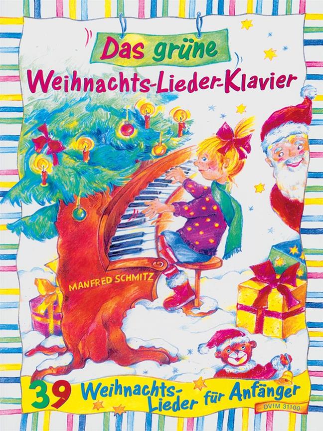 Grüne Weihnachts-Lieder-Klav.