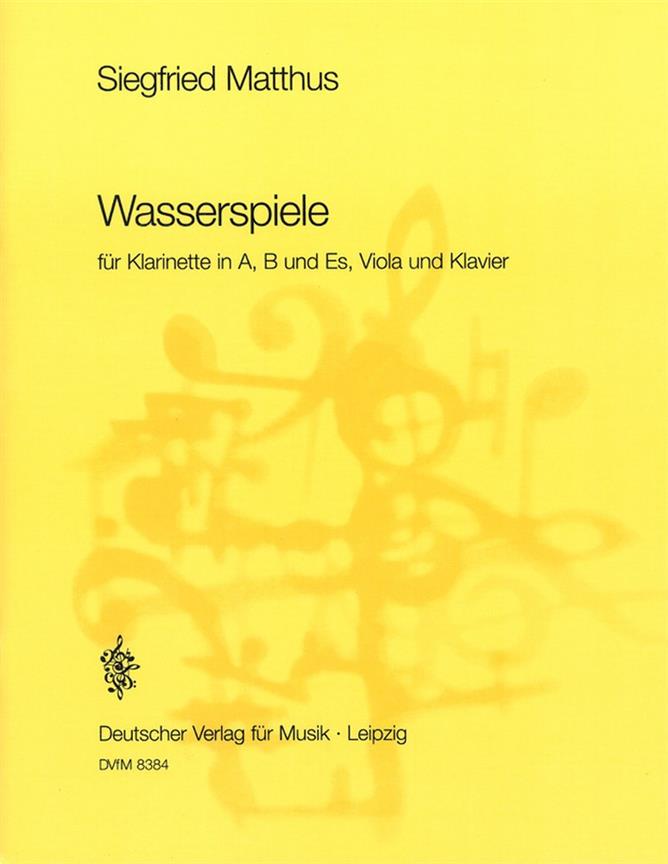 Siegfried Matthus: Wasserspiele