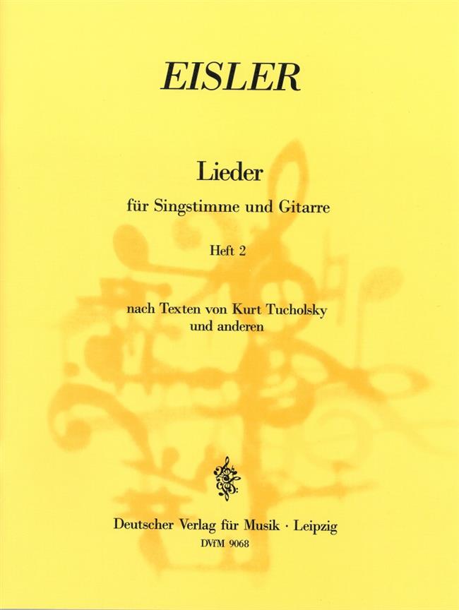 Hanns Eisler: Ausgewählte Lieder 2