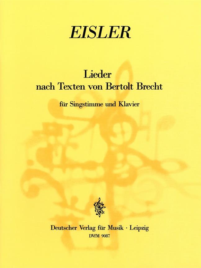 Hanns Eisler: Lieder nach Texten von Brecht