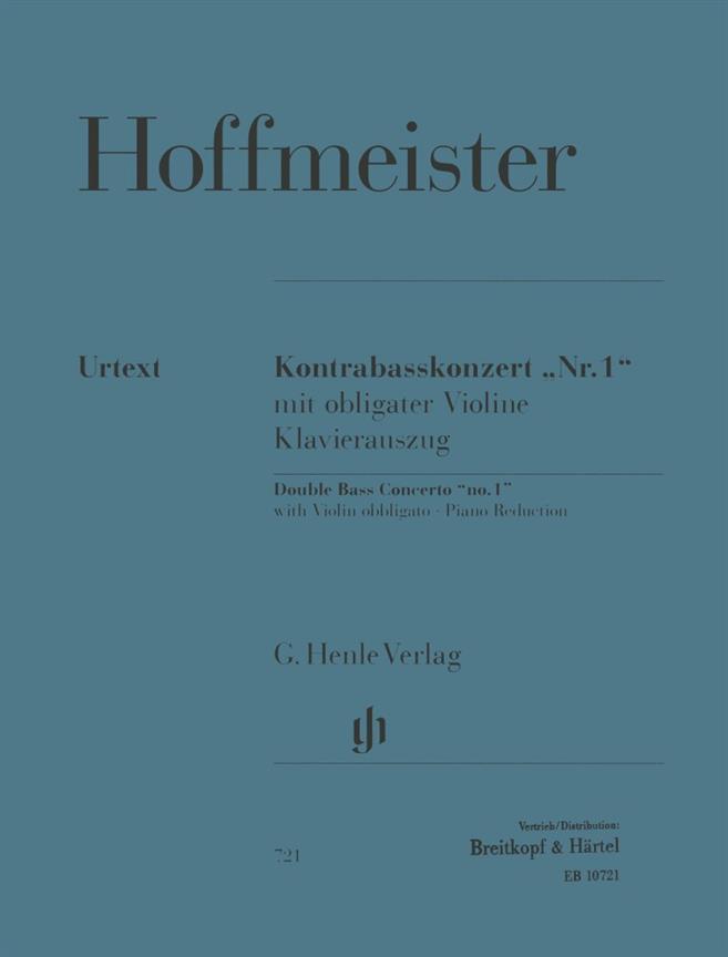 Franz Anton Hoffmeister: Kontrabasskonzert Nr. 1 D-dur