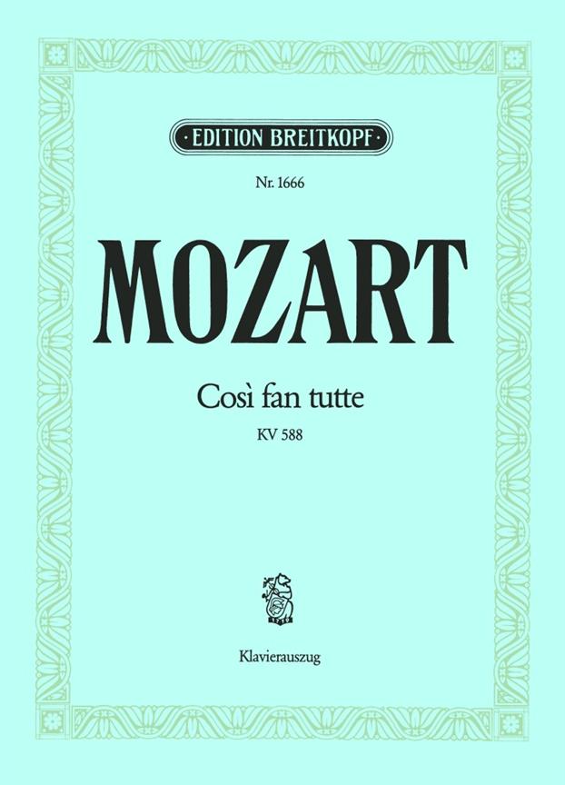 Mozart: Cosi fan tutte KV 588 (Vocal Score)