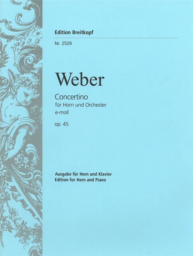 Weber: Concertino e-moll op. 45