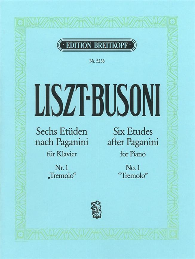 Franz Liszt: 6 Etüden Nr. 1 Tremolo g-moll