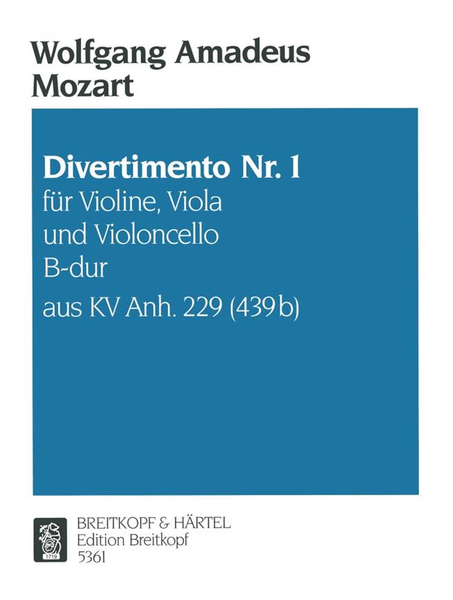 Mozart: Divertimento No. 1 in Bb major KV App. 229