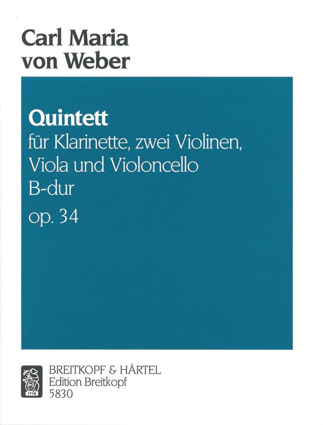 Weber: Quintett B-dur op. 34