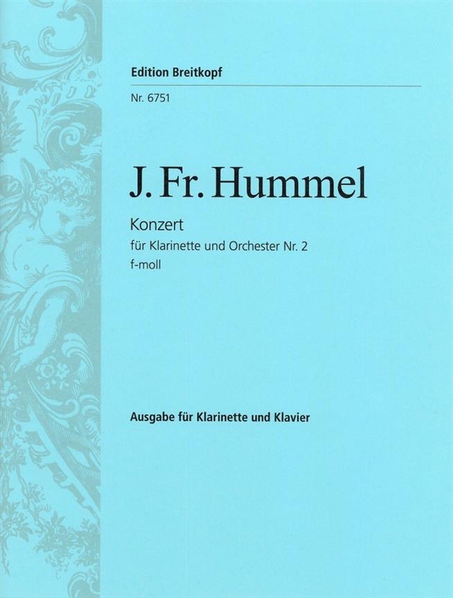 Joseph Friedrich Hummel: Klarinettenkonzert Nr.2 f-moll