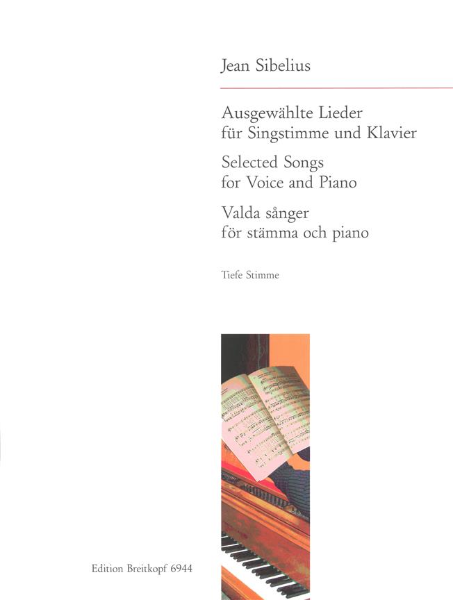 Sibelius: 15 Ausgewählte Lieder Fur Low Voice
