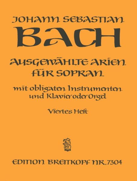 Bach: Ausgewählte Arien für Sopran 4
